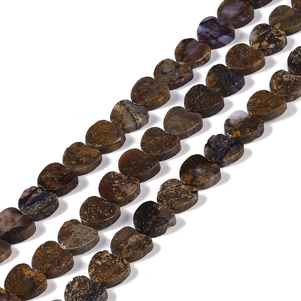 PandaHall Natural Jasper Beads Strands, Heart, 10x10.5x3mm, Hole: 0.7mm, about 41~42pcs/strand, 15.55''~15.94''(39.5~40.5cm) Other Jasper...
PandaHall Natural Jasper Beads Strands, Heart, 10x10.5x3mm, Hole: 0.7mm, about 41~42pcs/strand, 15.55''~15.94''(39.5~40.5cm) Other Jasper...