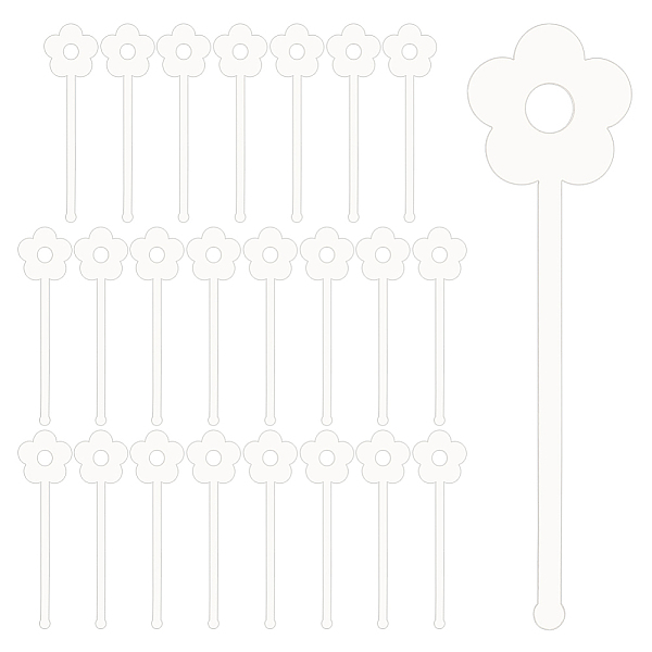PandaHall 24Pcs Transparent Acrylic Stirring Rods, Flower, 151x40.5x3mm Acrylic Flower Clear
PandaHall 24Pcs Transparent Acrylic Stirring Rods, Flower, 151x40.5x3mm Acrylic Flower Clear