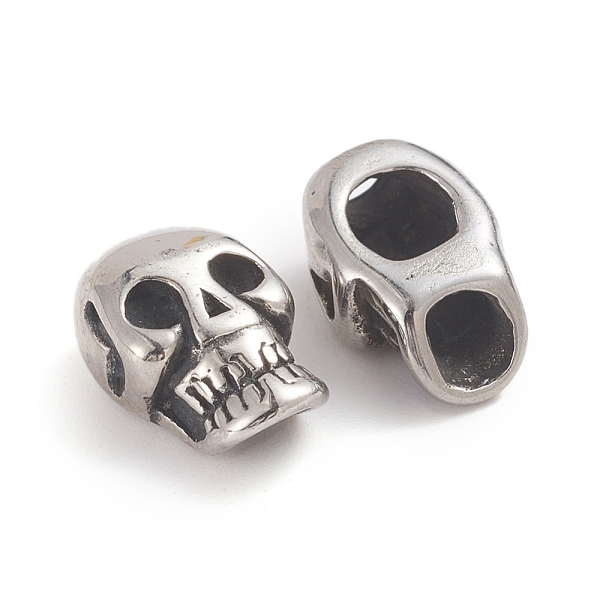 PandaHall Halloween 304 Stainless Steel Beads, Skull Head, Antique Silver, 13x8.5x6.2mm, Hole: 2.8mm 304 Stainless Steel Skull
PandaHall Halloween 304 Stainless Steel Beads, Skull Head, Antique Silver, 13x8.5x6.2mm, Hole: 2.8mm 304 Stainless Steel Skull