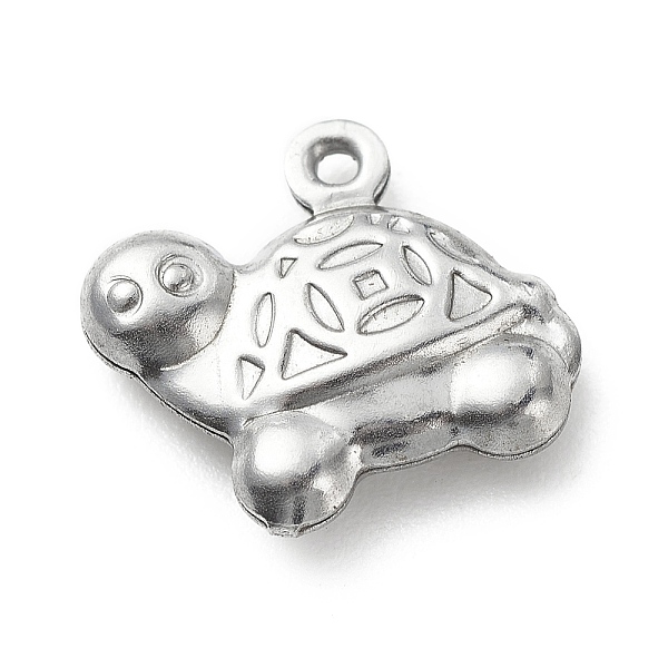 PandaHall 304 Stainless Steel Pendants, Tortoise Charms, Stainless Steel Color, 12.1x13.6x3.3mm, Hole: 1mm 304 Stainless Steel Tortoise
PandaHall 304 Stainless Steel Pendants, Tortoise Charms, Stainless Steel Color, 12.1x13.6x3.3mm, Hole: 1mm 304 Stainless Steel Tortoise