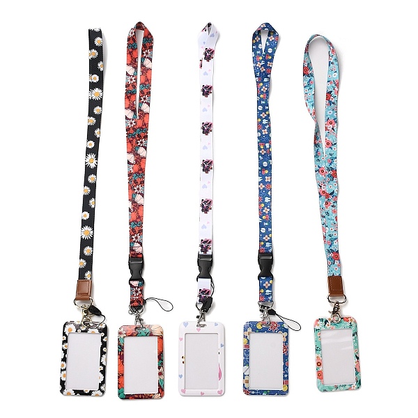 PandaHall Polyester Neck Strap Lanyard with Plastic Rectangle Name Card Holders, Mixed Color, 612~638x20x1mm Polyester Flower Multicolor
PandaHall Polyester Neck Strap Lanyard with Plastic Rectangle Name Card Holders, Mixed Color, 612~638x20x1mm Polyester Flower Multicolor