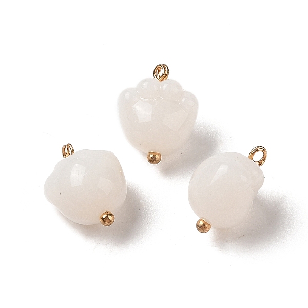 PandaHall Acrylic Pendants, with Brass Loops, Footprint, Floral White, 16x13x11mm, Hole: 1.6mm Brass+Acrylic Footprint
PandaHall Acrylic Pendants, with Brass Loops, Footprint, Floral White, 16x13x11mm, Hole: 1.6mm Brass+Acrylic Footprint