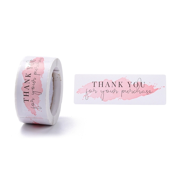 PandaHall Self-Adhesive Paper Gift Tag Youstickers, Rectangle Thank You Stickers Labels, for Small Business, Pink, 2.9x6x0.01cm, 120pcs/roll...
PandaHall Self-Adhesive Paper Gift Tag Youstickers, Rectangle Thank You Stickers Labels, for Small Business, Pink, 2.9x6x0.01cm, 120pcs/roll...