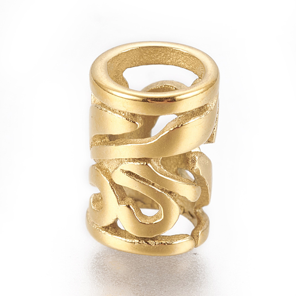 PandaHall 304 Stainless European Beads, Large Hole Beads, Column, Golden, 10x7mm, Hole: 5mm 304 Stainless Steel Column
PandaHall 304 Stainless European Beads, Large Hole Beads, Column, Golden, 10x7mm, Hole: 5mm 304 Stainless Steel Column