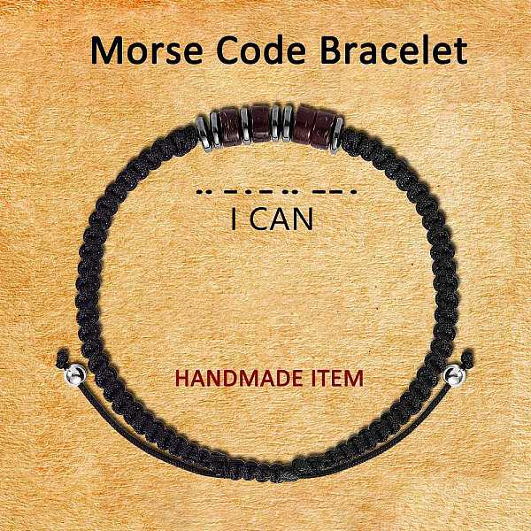 PandaHall Coconut & Non-magnetic Synthetic Hematite Braided Bead Bracelet, Stone Bracelet for Men Women, Black, Inner Diameter: 2-1/8 inch...
PandaHall Coconut & Non-magnetic Synthetic Hematite Braided Bead Bracelet, Stone Bracelet for Men Women, Black, Inner Diameter: 2-1/8 inch...