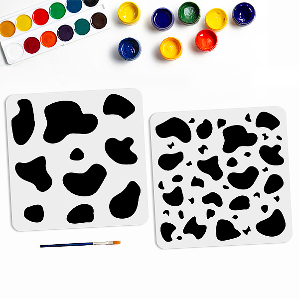 PandaHall MAYJOYDIY US 1 Set PET Hollow Out Drawing Painting Stencils, with 1Pc Art Paint Brushes, for DIY Scrapbook, Photo Album, Cow...
PandaHall MAYJOYDIY US 1 Set PET Hollow Out Drawing Painting Stencils, with 1Pc Art Paint Brushes, for DIY Scrapbook, Photo Album, Cow...