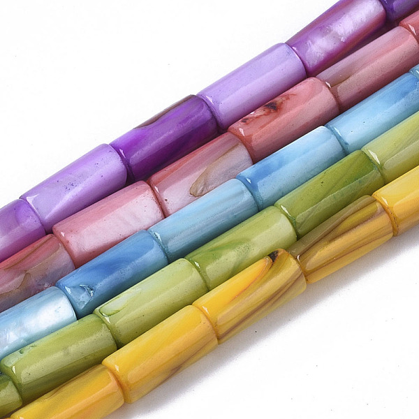 PandaHall Natural Freshwater Shell Beads, Dyed, Column, Mixed Color, 10x4.5mm, Hole: 0.9mm, about 36pcs/Strand, 14.17 inch(36 cm) Freshwater..., Multicolor
PandaHall Natural Freshwater Shell Beads, Dyed, Column, Mixed Color, 10x4.5mm, Hole: 0.9mm, about 36pcs/Strand, 14.17 inch(36 cm) Freshwater..., Multicolor