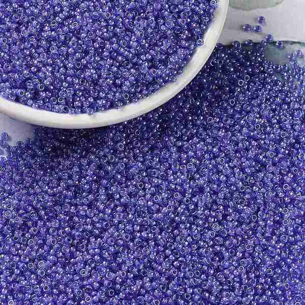 PandaHall MIYUKI Round Rocailles Beads, Japanese Seed Beads, (RR2270) Fancy Lined Aqua Pink, 15/0, 1.5mm, Hole: 0.7mm, about 27777pcs/50g..., Blue
PandaHall MIYUKI Round Rocailles Beads, Japanese Seed Beads, (RR2270) Fancy Lined Aqua Pink, 15/0, 1.5mm, Hole: 0.7mm, about 27777pcs/50g..., Blue