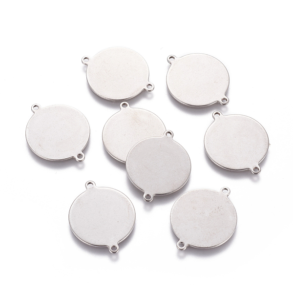PandaHall 201 Stainless Steel Stamping Blank Tag Links connectors, Flat Round, Stainless Steel Color, 25x19.5x1mm, Hole: 1.5mm 201 Stainless...
PandaHall 201 Stainless Steel Stamping Blank Tag Links connectors, Flat Round, Stainless Steel Color, 25x19.5x1mm, Hole: 1.5mm 201 Stainless...