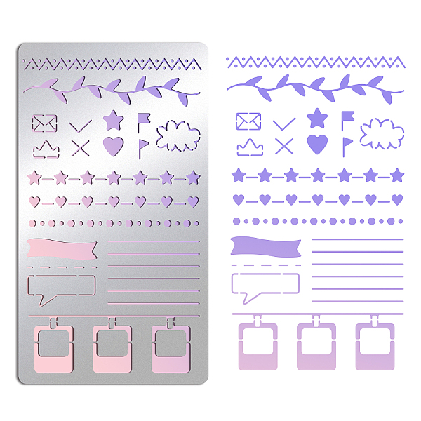 PandaHall Stainless Steel Cutting Dies Stencils, for DIY Scrapbooking/Photo Album, Decorative Embossing DIY Paper Card, Matte Stainless...
PandaHall Stainless Steel Cutting Dies Stencils, for DIY Scrapbooking/Photo Album, Decorative Embossing DIY Paper Card, Matte Stainless...