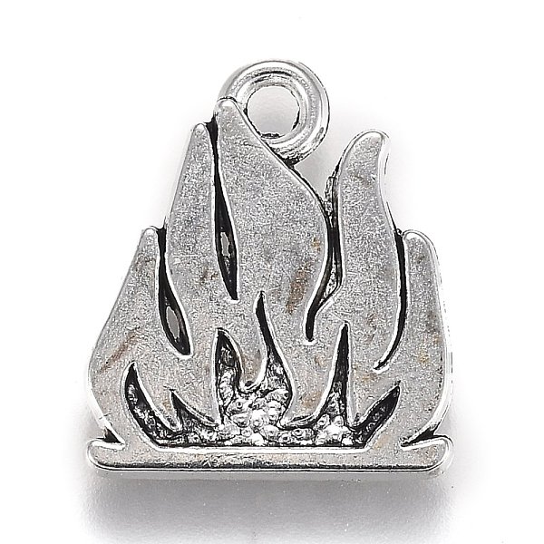 PandaHall Tibetan Style Alloy Pendants, Firefighter, Fireman Flame, Antique Silver, 18x15.5x2mm, Hole: 2mm, 95~100pcs/Bag Alloy Others
PandaHall Tibetan Style Alloy Pendants, Firefighter, Fireman Flame, Antique Silver, 18x15.5x2mm, Hole: 2mm, 95~100pcs/Bag Alloy Others