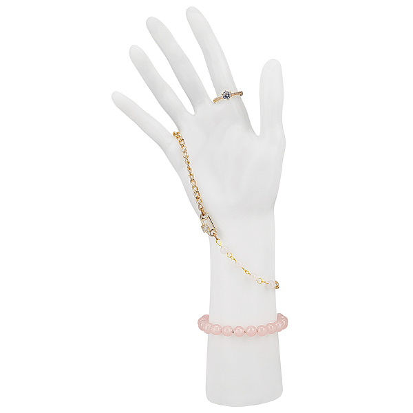 PandaHall PP Plastic Female Mannequin Right Hand Watch Display Holder, Jewelry Bracelet Gloves Ring Necklace Display Organizer Stand, White...
PandaHall PP Plastic Female Mannequin Right Hand Watch Display Holder, Jewelry Bracelet Gloves Ring Necklace Display Organizer Stand, White...