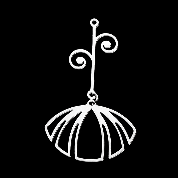 PandaHall 201 Stainless Steel Big Pendants, Laser Cut, with Jump Rings, Flower, Stainless Steel Color, 50mm, Hole: 1.5mm 201 Stainless Steel...
PandaHall 201 Stainless Steel Big Pendants, Laser Cut, with Jump Rings, Flower, Stainless Steel Color, 50mm, Hole: 1.5mm 201 Stainless Steel...