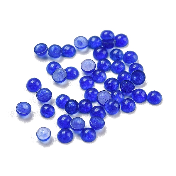 PandaHall Natural White Jade Dyed Cabochons, Half Round, Blue, 2x1mm White Jade Half Round Blue
PandaHall Natural White Jade Dyed Cabochons, Half Round, Blue, 2x1mm White Jade Half Round Blue