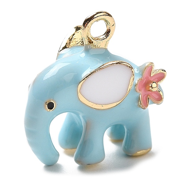 PandaHall Alloy Enamel Pendants, Golden, Elephant, 15x15x9mm, Hole: 1.5mm Alloy+Enamel Elephant
PandaHall Alloy Enamel Pendants, Golden, Elephant, 15x15x9mm, Hole: 1.5mm Alloy+Enamel Elephant