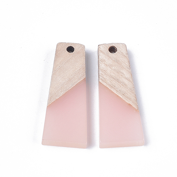 PandaHall Resin & Wood Pendants, Trapezoid, Pink, 30x12x3mm, Hole: 2mm Resin+Wood Trapezoid Pink
PandaHall Resin & Wood Pendants, Trapezoid, Pink, 30x12x3mm, Hole: 2mm Resin+Wood Trapezoid Pink