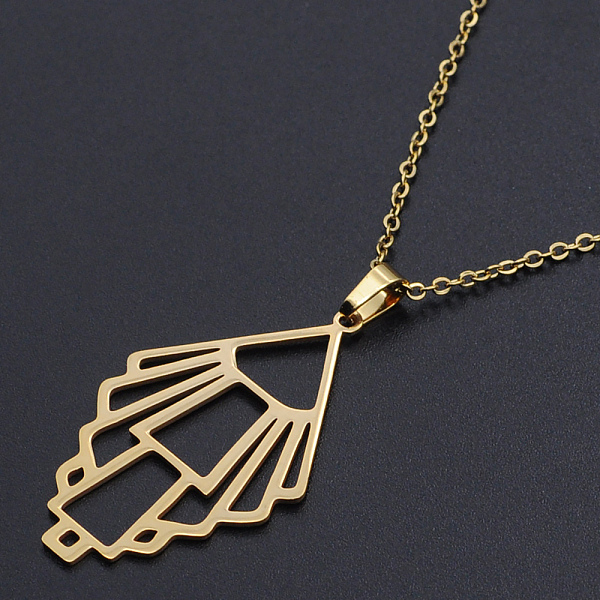 PandaHall 201 Stainless Steel Pendant Necklaces, with Cable Chains and Lobster Claw Clasps, Golden, 17.71 inch(45cm), 1.5mm 201 Stainless...
PandaHall 201 Stainless Steel Pendant Necklaces, with Cable Chains and Lobster Claw Clasps, Golden, 17.71 inch(45cm), 1.5mm 201 Stainless...