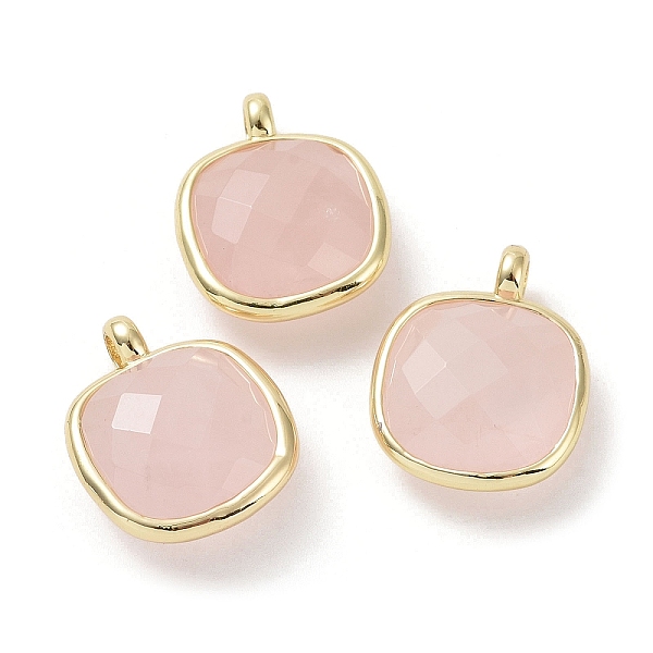 PandaHall Natural Rose Quartz Pendants, Faceted Square Charms, with Golden Plated Brass Edge Loops, 16.5x13x6mm, Hole: 2.2mm Rose Quartz...
PandaHall Natural Rose Quartz Pendants, Faceted Square Charms, with Golden Plated Brass Edge Loops, 16.5x13x6mm, Hole: 2.2mm Rose Quartz...
