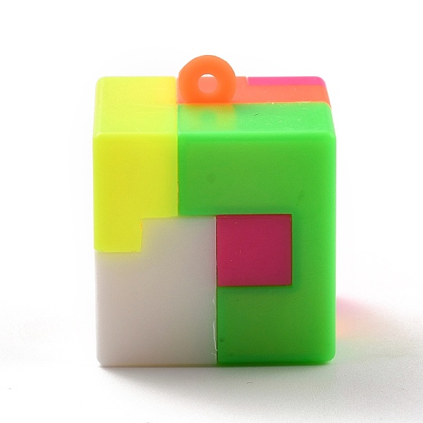 PandaHall Plastic Pendants, Bubble Popper Fidget Toy, Stress Anxiety Relief Toys, Puzzle Block Pendant, Square, Colorful, 28.5x24x24mm, Hole...
PandaHall Plastic Pendants, Bubble Popper Fidget Toy, Stress Anxiety Relief Toys, Puzzle Block Pendant, Square, Colorful, 28.5x24x24mm, Hole...
