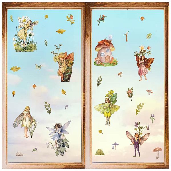 PandaHall CRASPIRE 8 Styles Fairy Wall Stickers Elf Angel Mushroom House Window Stickers PVC Waterproof Self Adhesive Wall Decals Cling Peel...
PandaHall CRASPIRE 8 Styles Fairy Wall Stickers Elf Angel Mushroom House Window Stickers PVC Waterproof Self Adhesive Wall Decals Cling Peel...