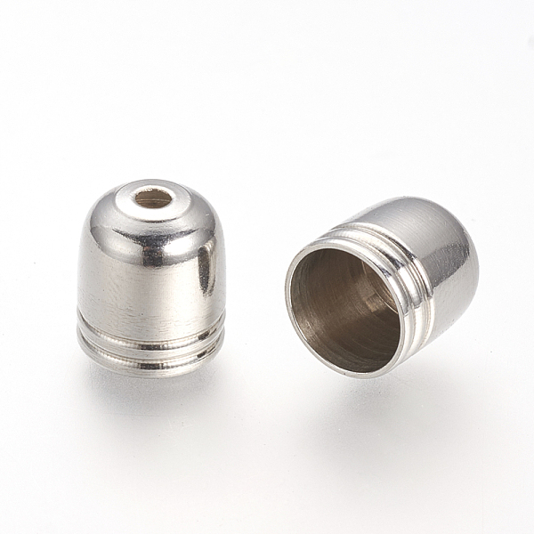 PandaHall 201 Stainless Steel Cord Ends, End Caps, Stainless Steel Color, 10x9mm, Hole: 1~1.2mm, inner diameter: 8mm 201 Stainless Steel
PandaHall 201 Stainless Steel Cord Ends, End Caps, Stainless Steel Color, 10x9mm, Hole: 1~1.2mm, inner diameter: 8mm 201 Stainless Steel