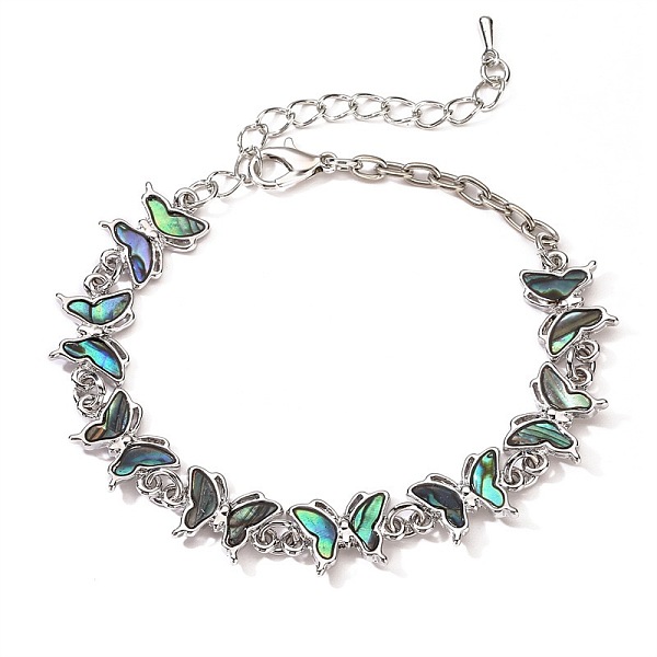 PandaHall Butterfly Natural Abalone Shell/Paua Shell Link Bracelets for Women Shell Butterfly
PandaHall Butterfly Natural Abalone Shell/Paua Shell Link Bracelets for Women Shell Butterfly