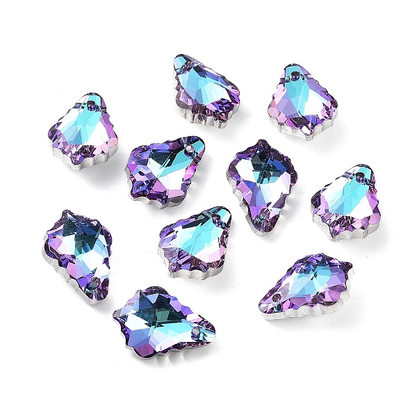 PandaHall AB Color Plated Electroplate Glass Pendants, Faceted, Leaf, Plum, 16x11x6mm, Hole: 1mm Glass Leaf Purple
PandaHall AB Color Plated Electroplate Glass Pendants, Faceted, Leaf, Plum, 16x11x6mm, Hole: 1mm Glass Leaf Purple