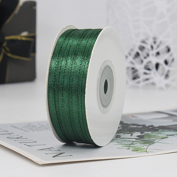 PandaHall Polyester Double-Sided Satin Ribbons, Ornament Accessories, Flat, Sea Green, 3mm, 100 yards/roll Polyester None
PandaHall Polyester Double-Sided Satin Ribbons, Ornament Accessories, Flat, Sea Green, 3mm, 100 yards/roll Polyester None