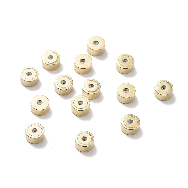 PandaHall Water Plating Brass Beads, with Rubber Inside, Slider Beads, Stopper Beads, Column, Golden, 4x2mm, Hole: 1mm Brass Column
PandaHall Water Plating Brass Beads, with Rubber Inside, Slider Beads, Stopper Beads, Column, Golden, 4x2mm, Hole: 1mm Brass Column