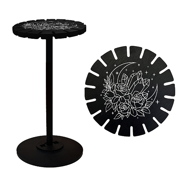 PandaHall Wooden Wheel, Wooden Display Shelf, Black Holder Stand, Rustic Divination Pendulum Storage Rack, Witch Stuff, June Rose, Wheel...
PandaHall Wooden Wheel, Wooden Display Shelf, Black Holder Stand, Rustic Divination Pendulum Storage Rack, Witch Stuff, June Rose, Wheel...