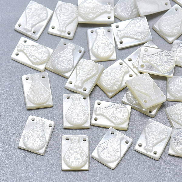 PandaHall Natural White Shell Mother of Pearl Shell Pendants, Rectangle with Carved Cleopatra, Seashell Color, 11x8x3mm, Hole: 0.8mm White...
PandaHall Natural White Shell Mother of Pearl Shell Pendants, Rectangle with Carved Cleopatra, Seashell Color, 11x8x3mm, Hole: 0.8mm White...