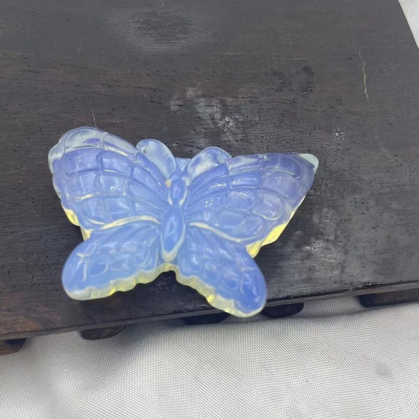 PandaHall Opalite Healing Butterfly Figurines, for Home Office Desktop Feng Shui Ornament, 50mm Opalite Butterfly
PandaHall Opalite Healing Butterfly Figurines, for Home Office Desktop Feng Shui Ornament, 50mm Opalite Butterfly