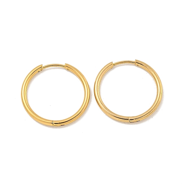 PandaHall 202 Stainless Steel Huggie Hoop Earrings, with 304 Stainless Steel Pins for Women, Golden, 18.5x1.8mm 202 Stainless Steel Ring
PandaHall 202 Stainless Steel Huggie Hoop Earrings, with 304 Stainless Steel Pins for Women, Golden, 18.5x1.8mm 202 Stainless Steel Ring
