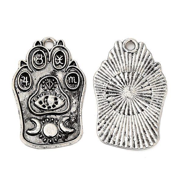 PandaHall Tibetan Style Alloy Pendants, Cadmium Free & Nickel Free & Lead Free, Antique Silver, Footprint, 28x17.5x1mm, Hole: 1.8mm Alloy...
PandaHall Tibetan Style Alloy Pendants, Cadmium Free & Nickel Free & Lead Free, Antique Silver, Footprint, 28x17.5x1mm, Hole: 1.8mm Alloy...