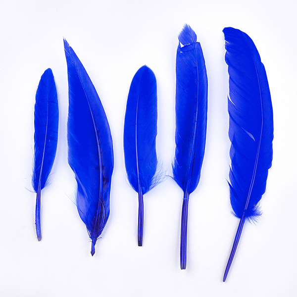 PandaHall Goose Feather Costume Accessories, Dyed, Blue, 105~157x16~22mm, about 500pcs/bag Feather Feather Blue
PandaHall Goose Feather Costume Accessories, Dyed, Blue, 105~157x16~22mm, about 500pcs/bag Feather Feather Blue