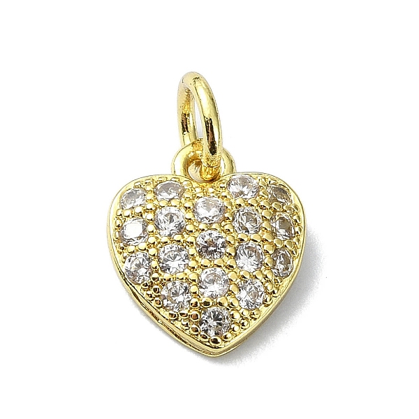 PandaHall Heart Theme Brass Micro Pave Cubic Zirconia Charms, with Jump Ring, Real 18K Gold Plated, Heart, 10.5x9x2.5mm, Hole: 3mm..., Clear
PandaHall Heart Theme Brass Micro Pave Cubic Zirconia Charms, with Jump Ring, Real 18K Gold Plated, Heart, 10.5x9x2.5mm, Hole: 3mm..., Clear