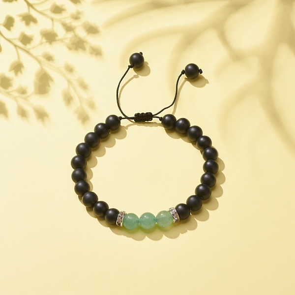 PandaHall Natural Lava Rock & Green Aventurine Braided Bead Bracelet, Essential Oil Gemstone Jewelry for Women, Inner Diameter: 2-3/8~3-3/4...
PandaHall Natural Lava Rock & Green Aventurine Braided Bead Bracelet, Essential Oil Gemstone Jewelry for Women, Inner Diameter: 2-3/8~3-3/4...