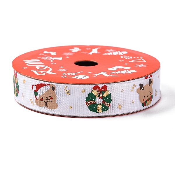 PandaHall 5 Yards Christmas Polyester Printed Grosgrain Ribbon, for Gift Wrapping, 1, 5/8 inch(16mm) Polyester Christmas Wreath Red
PandaHall 5 Yards Christmas Polyester Printed Grosgrain Ribbon, for Gift Wrapping, 1, 5/8 inch(16mm) Polyester Christmas Wreath Red