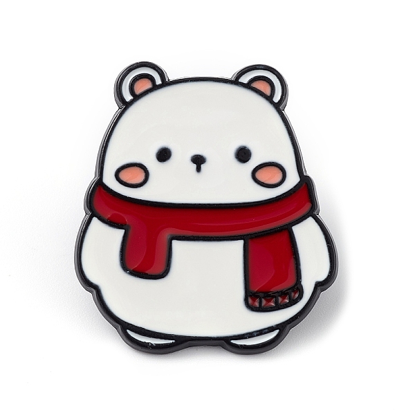 PandaHall Christmas Theme Emanel Pin, Electrophoresis Black Alloy Brooch for Backpack Clothes, Bear Pattern, 28x25x1.5mm Alloy+Enamel Bear
PandaHall Christmas Theme Emanel Pin, Electrophoresis Black Alloy Brooch for Backpack Clothes, Bear Pattern, 28x25x1.5mm Alloy+Enamel Bear