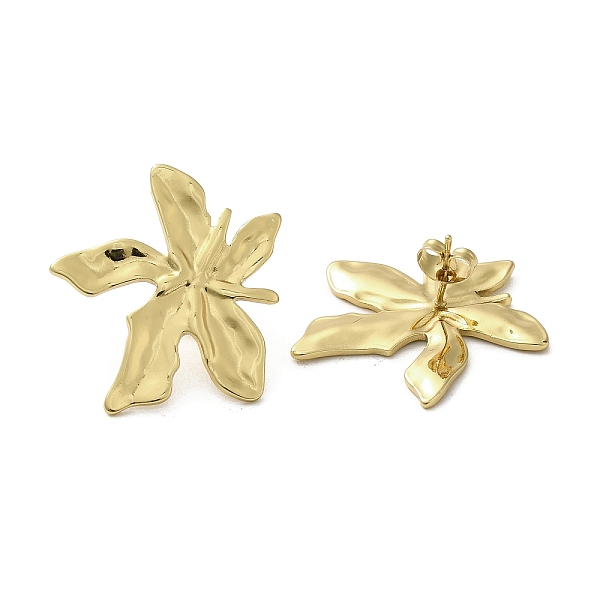 PandaHall Ion Plating(IP) 304 Stainless Steel Stud Earrings, Flower, Real 18K Gold Plated, 25.5x29mm 304 Stainless Steel Flower
PandaHall Ion Plating(IP) 304 Stainless Steel Stud Earrings, Flower, Real 18K Gold Plated, 25.5x29mm 304 Stainless Steel Flower