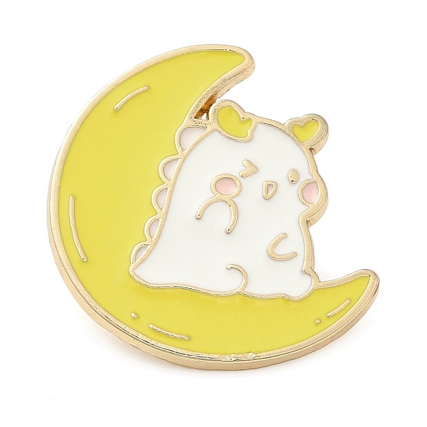 PandaHall Dragon Enamel Pins, Light Gold Plated Alloy Brooch for Women, Moon, 28.5x24.5x1.5mm Alloy+Enamel Moon
PandaHall Dragon Enamel Pins, Light Gold Plated Alloy Brooch for Women, Moon, 28.5x24.5x1.5mm Alloy+Enamel Moon