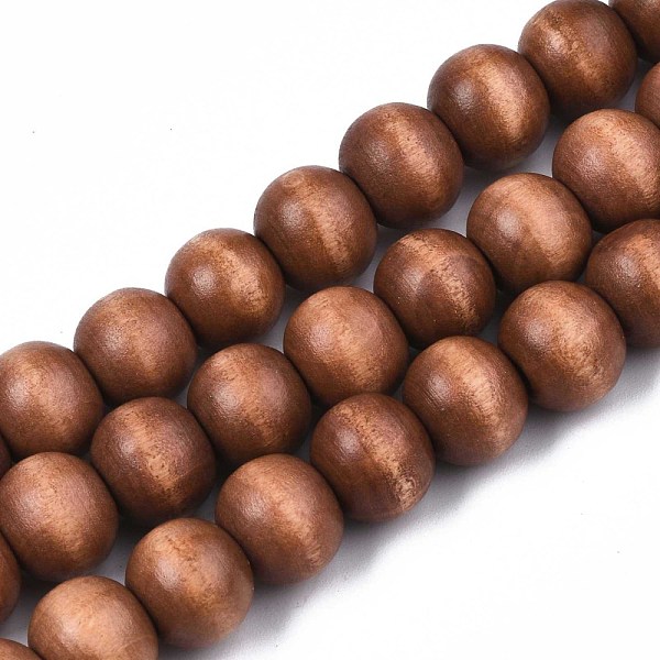 PandaHall Painted Natural Wood Beads Strands, Round, Sienna, 10x8~9mm, Hole: 2~3mm, about 41~42pcs/strand, 13.98 inch~14.61 inch..., Brown
PandaHall Painted Natural Wood Beads Strands, Round, Sienna, 10x8~9mm, Hole: 2~3mm, about 41~42pcs/strand, 13.98 inch~14.61 inch..., Brown