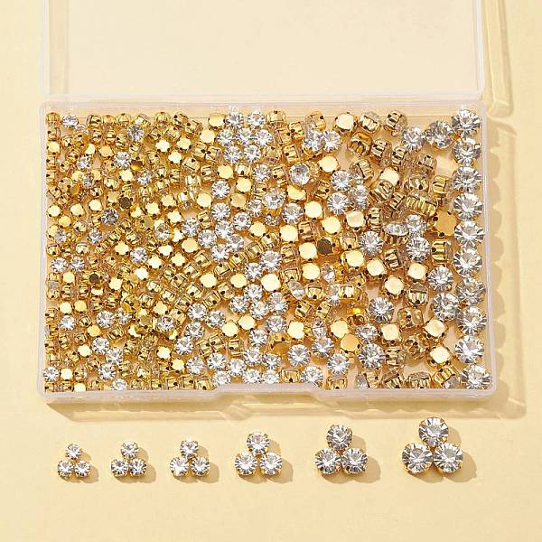PandaHall 360Pcs 6 Style Sew on Rhinestone, Glass Rhinestone, Montee Beads, with Brass Prong Settings, Garments Accessories, Flat Round..., Clear
PandaHall 360Pcs 6 Style Sew on Rhinestone, Glass Rhinestone, Montee Beads, with Brass Prong Settings, Garments Accessories, Flat Round..., Clear