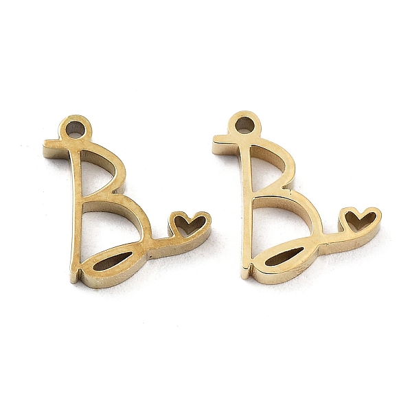 PandaHall 304 Stainless Steel Charms, Laser Cut, Real 14K Gold Plated, Letter B, 11x10x1.5mm, Hole: 1mm 304 Stainless Steel Letter B
PandaHall 304 Stainless Steel Charms, Laser Cut, Real 14K Gold Plated, Letter B, 11x10x1.5mm, Hole: 1mm 304 Stainless Steel Letter B