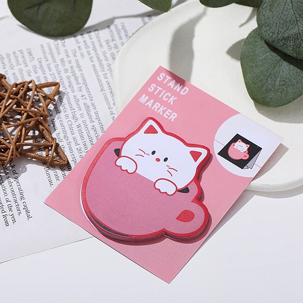 PandaHall Cartoon Cup with Cat Memo Pad Sticky Notes, Sticker Tabs, for Office School Reading, Pink, 70x68mm, 30 sheets/book Paper Cat Shape...
PandaHall Cartoon Cup with Cat Memo Pad Sticky Notes, Sticker Tabs, for Office School Reading, Pink, 70x68mm, 30 sheets/book Paper Cat Shape...