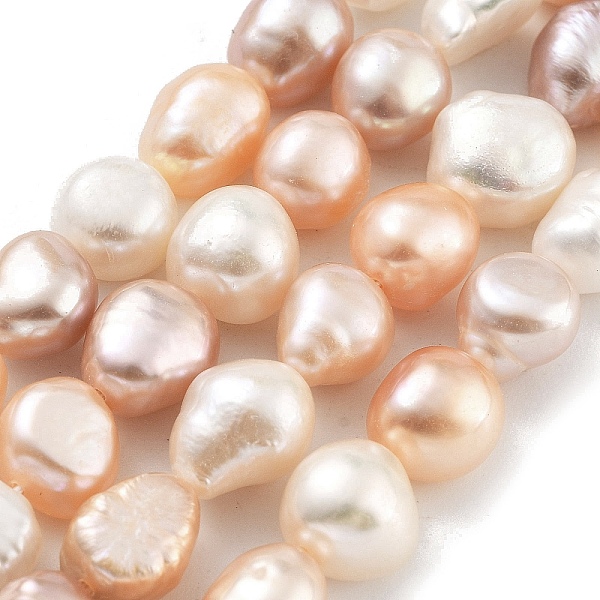 PandaHall Natural Cultured Freshwater Pearl Beads Strands, Two Sides Polished, Grade 4A, Dark Salmon, 8~9mm, Hole: 0.5mm, about 19pcs/strand...
PandaHall Natural Cultured Freshwater Pearl Beads Strands, Two Sides Polished, Grade 4A, Dark Salmon, 8~9mm, Hole: 0.5mm, about 19pcs/strand...