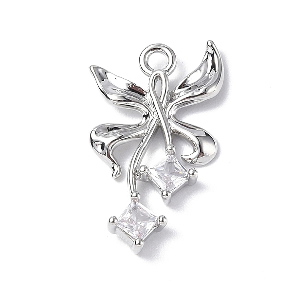 PandaHall Brass Micro Pave Cubic Zirconia Pendants, Butterfly Flower Charm, Real Platinum Plated, 16x12.5x2.3mm, Hole: 1.4mm Brass+Cubic..., Clear
PandaHall Brass Micro Pave Cubic Zirconia Pendants, Butterfly Flower Charm, Real Platinum Plated, 16x12.5x2.3mm, Hole: 1.4mm Brass+Cubic..., Clear