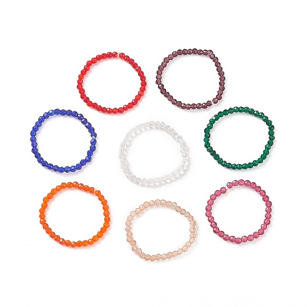 PandaHall 8Pcs 8 Color Bling Glass Round Beaded Stretch Rings Set for Women, Mixed Color, US Size 8(18.1mm), 1Pc/color Glass Multicolor
PandaHall 8Pcs 8 Color Bling Glass Round Beaded Stretch Rings Set for Women, Mixed Color, US Size 8(18.1mm), 1Pc/color Glass Multicolor