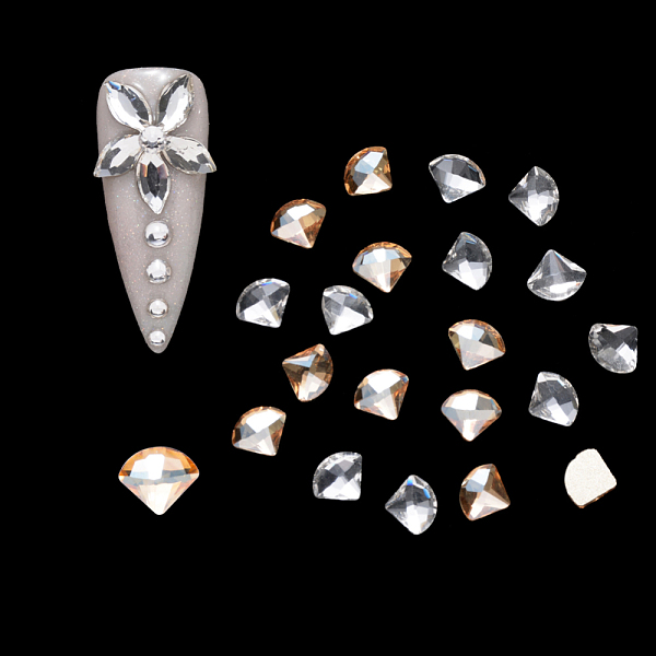 PandaHall Flat Back Glass Rhinestone Cabochons, Nail Art Decoration Accessories, Faceted, Fan, Mixed Color, 6x7x2.5mm, 20pcs/bag Glass Fan..., Multicolor
PandaHall Flat Back Glass Rhinestone Cabochons, Nail Art Decoration Accessories, Faceted, Fan, Mixed Color, 6x7x2.5mm, 20pcs/bag Glass Fan..., Multicolor