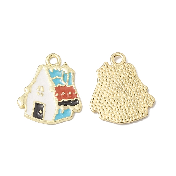 PandaHall Alloy Enamel Pendants, House Charm, Golden, Cyan, 19.5x17x1.4mm, Hole: 2mm Alloy+Enamel Building Cyan
PandaHall Alloy Enamel Pendants, House Charm, Golden, Cyan, 19.5x17x1.4mm, Hole: 2mm Alloy+Enamel Building Cyan